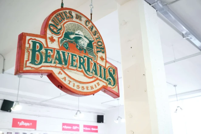 Vintage sign Beaver Tails