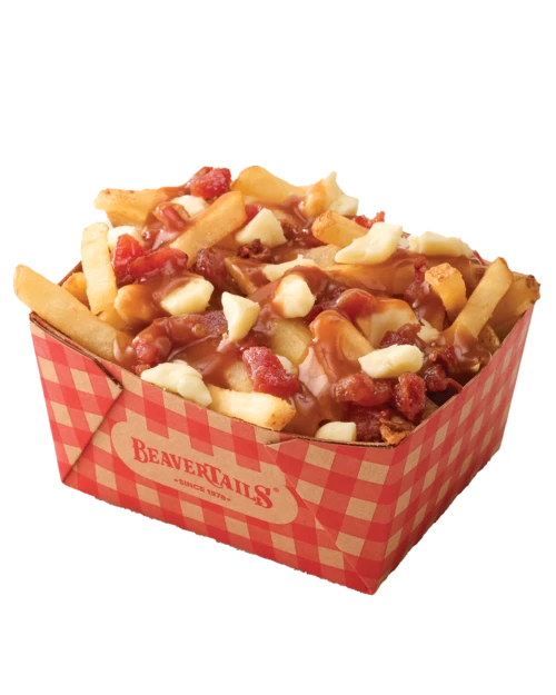 Bacon poutine cutout